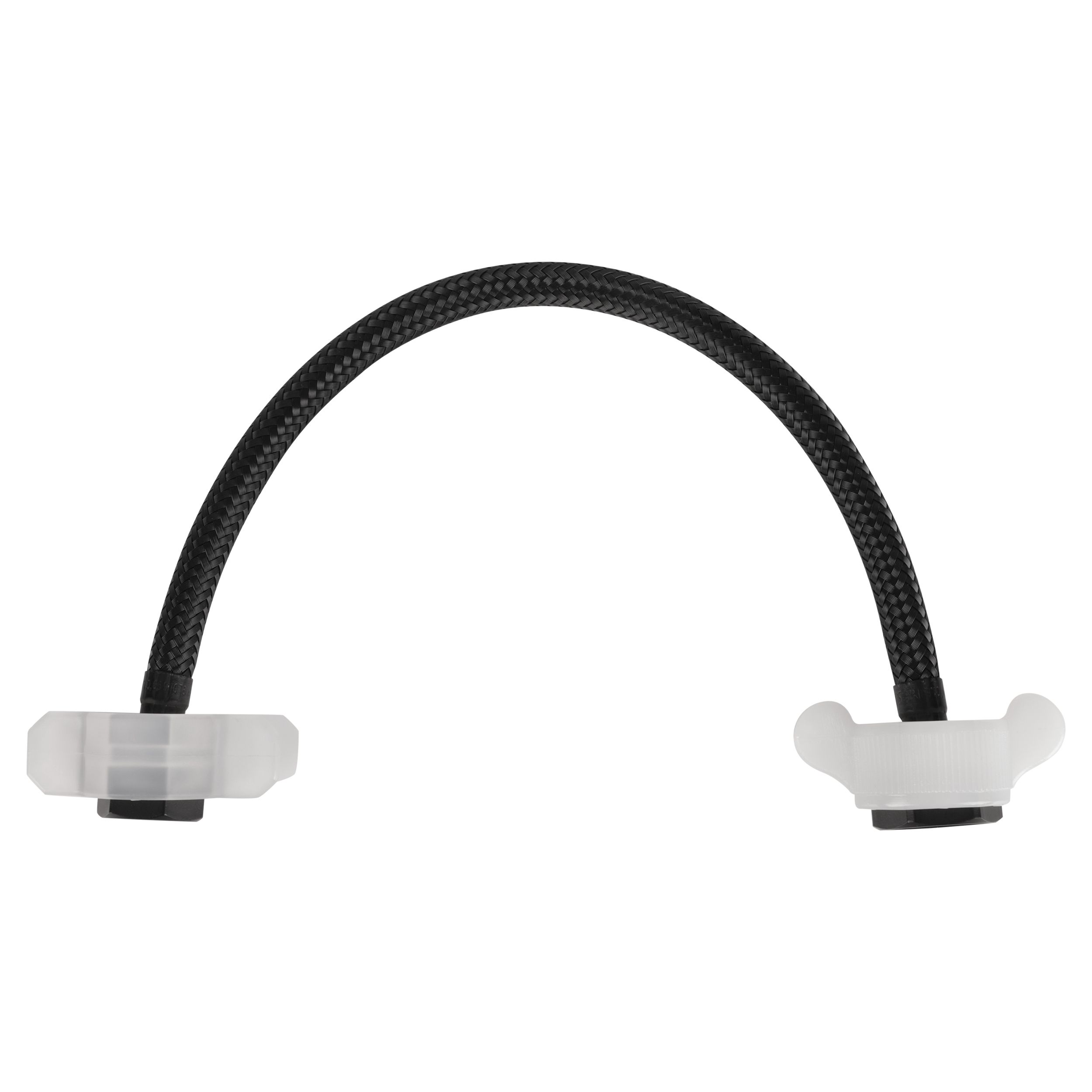 Differnz Differnz aansluitslang 30 cm voor kraan flexibel 3/8 inch naar 1/2 inch - zwart