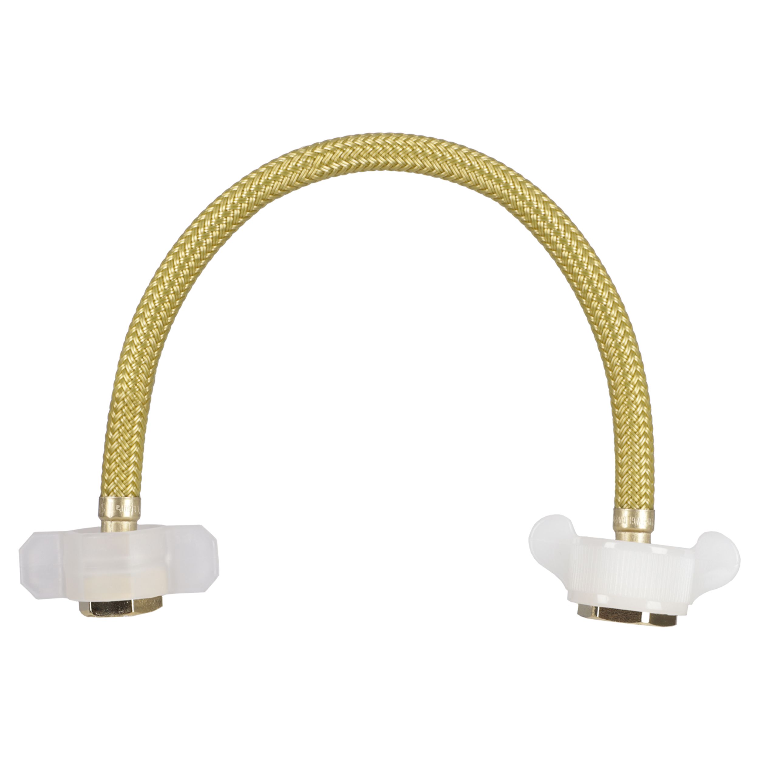Differnz Differnz aansluitslang 30 cm voor kraan flexibel 3/8 inch naar 1/2 inch - goud