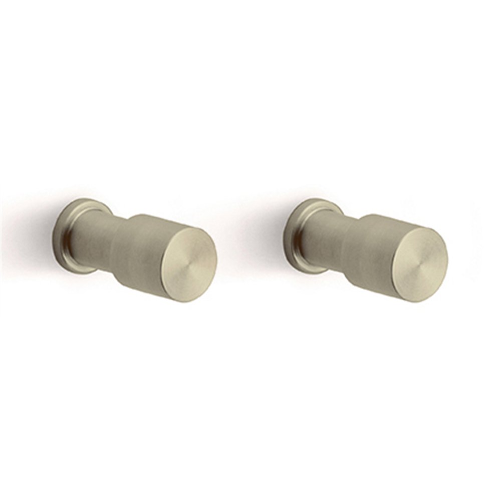 PIET BOON PB20 set van 2 haken 20mm - PVD champagne