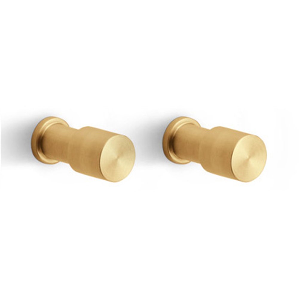 PIET BOON PB20 set van 2 haken 20mm - PVD mat goud