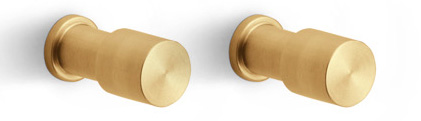 Formani PIET BOON PB20 set van 2 haken 20mm - PVD mat goud