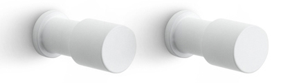 Formani PIET BOON PB20 set van 2 haken 20mm - wit
