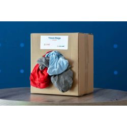 Poetslappen interlock gekleurd 10kg in doos (Sweatshirts & T-shirts)