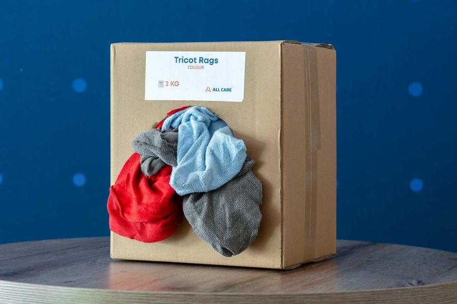 All Care Poetslappen interlock gekleurd 10kg in doos (Sweatshirts & T-shirts)