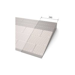 SecuCare drempelhulp - 4 verbredingsset naar 108 cm - grijs/bruin