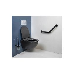 SecuCare wandbeugel 45 graden (inkortbaar) - mat zwart